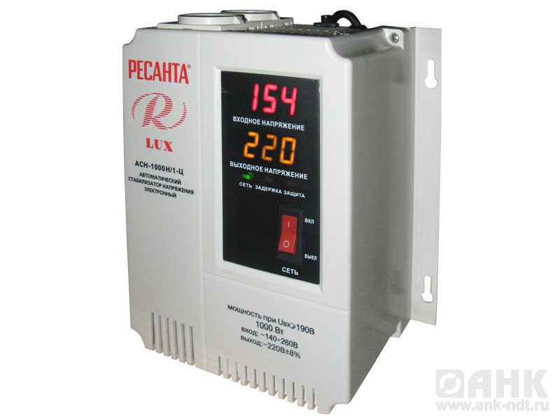 ACH-2000Н/1-Ц однофазный цифровой настенный стабилизатор