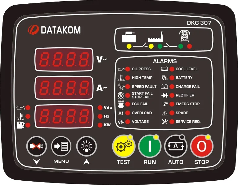 Автоматический блок контроля неисправности электросети DATAKOM DKG-307