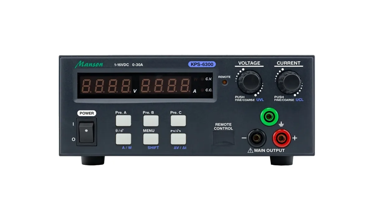 Источник питания постоянного тока Manson KPS-6300