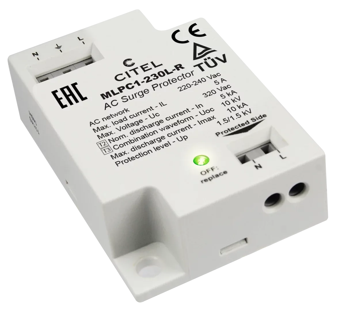 Устройство защиты от импульсных перенапряжений Citel MLPC1-230L-R (831211)
