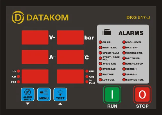 Устройство ручного и дистанционного запуска DATAKOM DKG-517-J с J1939