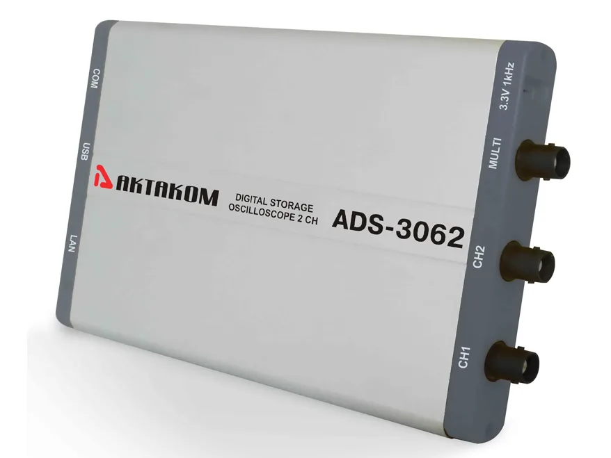 Двухканальный USB осциллограф-приставка АКТАКОМ ADS-3062