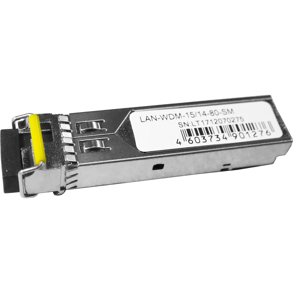 Модуль LANMASTER SFP WDM 1.25G, 1550nm/1490nm, 80 km, LC, DDM, Cisco