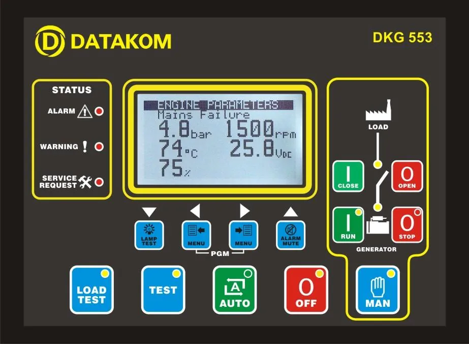 Устройство ручного и дистанционного запуска DATAKOM DKG-553