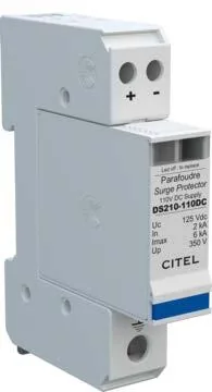 Устройство защиты от импульсных перенапряжений Citel DS210-110DC (440901), 2-полюсный, защита сети 110В постоянного тока